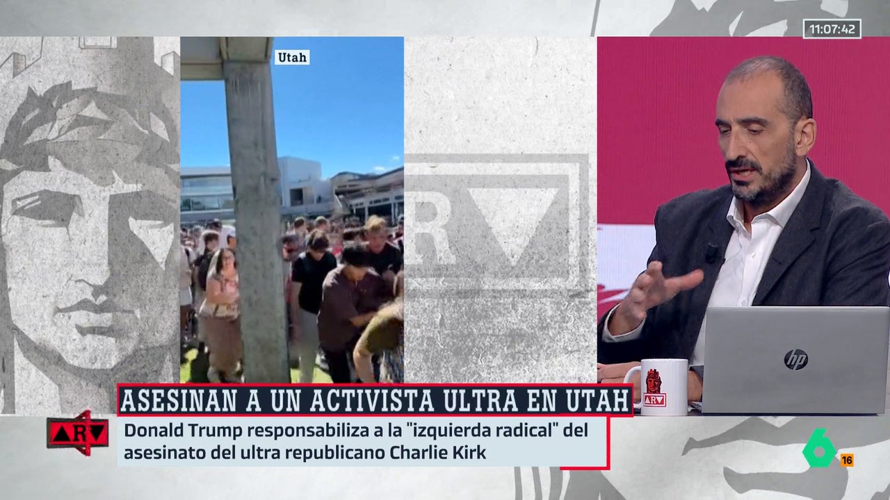 Mario Saavedra, sobre la muerte de Charlie Kirk en EEUU: "Parece que ha sido un asesinato político"
