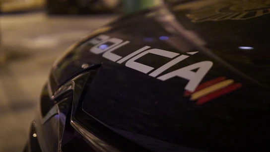 Foto de archivo de un coche de la Policía Nacional Foto de archivo de un coche de la Policía Nacional