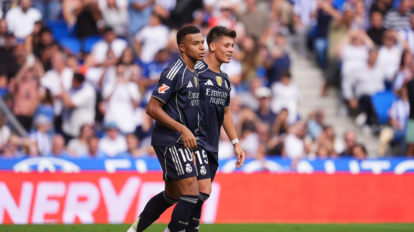 Kylian Mbappé y Arda Guler Kylian Mbappé y Arda Guler