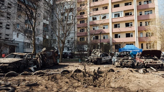 Dnipropetrovsk, Ucrania, tras ser atacado con drones. Dnipropetrovsk, Ucrania, tras ser atacado con drones.