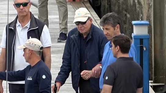 El rey Juan Carlos I en Sanxenxo. El rey Juan Carlos I en Sanxenxo.
