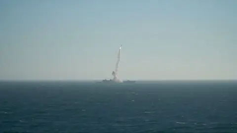 Misil lanzando por Rusia Misil lanzando por Rusia