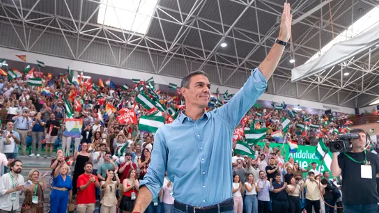 Pedro Sánchez en un acto del PSOE-A en Málaga Pedro Sánchez en un acto del PSOE-A en Málaga