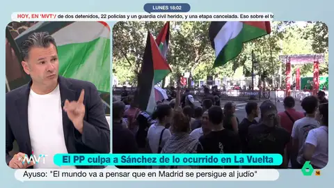 Iñaki, sobre el despliegue policial en La Vuelta: "Ni con la policía montada de Canadá se podría parar a esa masa de gente" Iñaki, sobre el despliegue policial en La Vuelta: "Ni con la policía montada de Canadá se podría parar a esa masa de gente"