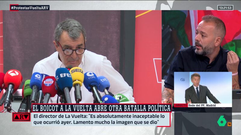 Maestre tacha de "mentiroso" al director de La Vuelta: "Tenía la oportunidad de tomar las decisiones correctas o sufrir las consecuencias"