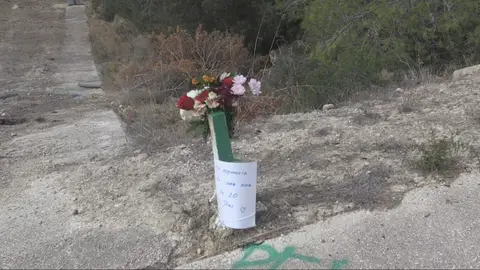 Lugar donde se produjo el atropello accidental de una madre y su bebé en Calpe Lugar donde se produjo el atropello accidental de una madre y su bebé en Calpe