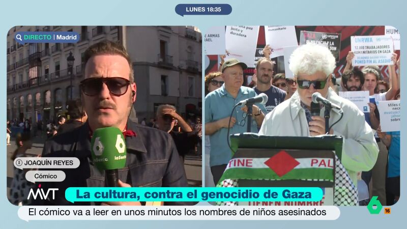 Joaquín Reyes, sobre los que evitan llamar genocidio a lo que hace Israel en Gaza: "O son cínicos, o fanáticos, o las dos cosas"