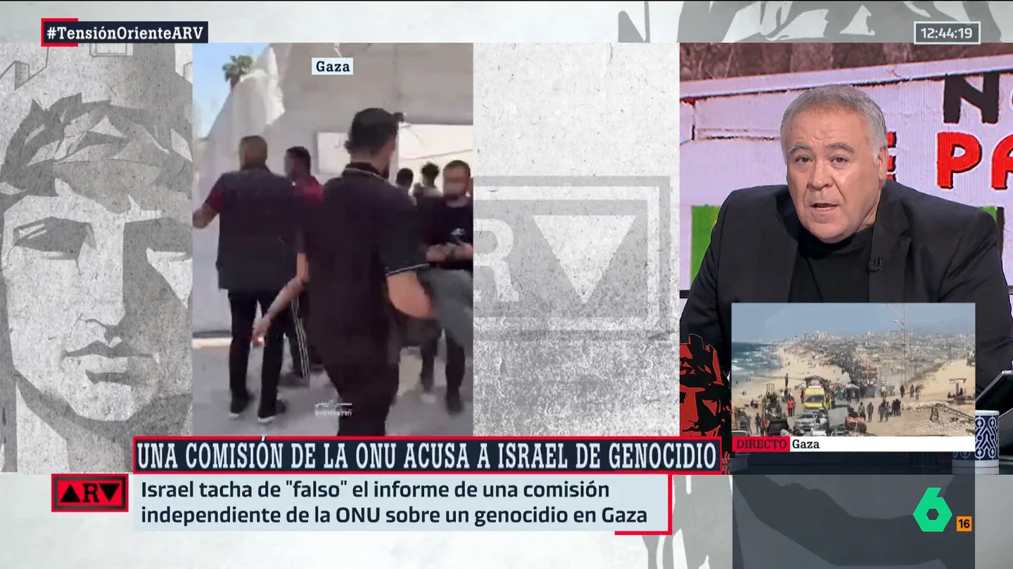 Ferreras: "Para estar a favor del Estado de Israel y de su pueblo, hay que estar en contra del genocidio en Gaza" Ferreras: "Para estar a favor del Estado de Israel y de su pueblo, hay que estar en contra del genocidio en Gaza"