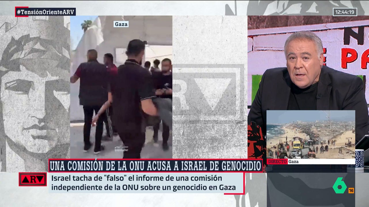 Ferreras, tajante: "Para estar a favor del Estado de Israel y de su pueblo, hay que estar en contra del genocidio en Gaza"