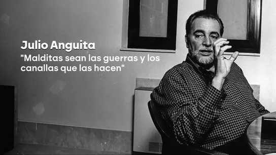 Julio Anguita: "Malditas sean las guerras y los canallas que las hacen" Julio Anguita: "Malditas sean las guerras y los canallas que las hacen"