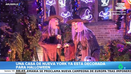 Nueva York se adelanta a Halloween: el terrorífico decorado de una casa en Brooklyn, más de un mes antes Nueva York se adelanta a Halloween: el terrorífico decorado de una casa en Brooklyn, más de un mes antes