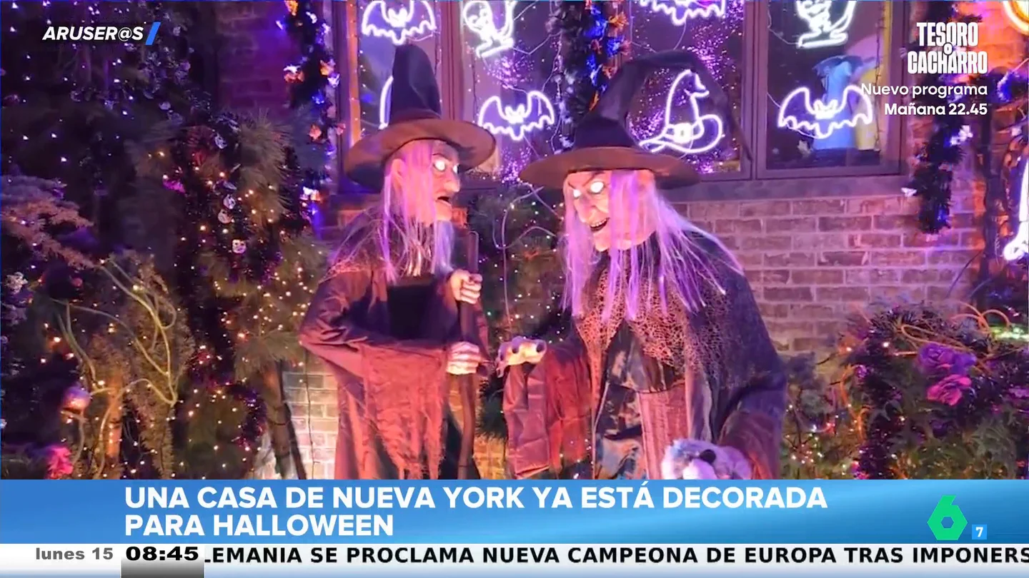 Nueva York se adelanta a Halloween: el terrorífico decorado de una casa en Brooklyn, más de un mes antes Nueva York se adelanta a Halloween: el terrorífico decorado de una casa en Brooklyn, más de un mes antes