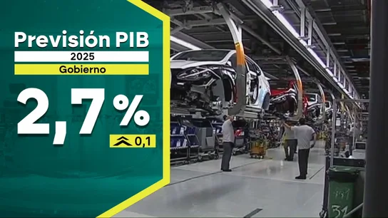 El Gobierno eleva una décima la previsión de crecimiento económico para 2025 hasta el 2,7% El Gobierno eleva una décima la previsión de crecimiento económico para 2025 hasta el 2,7%