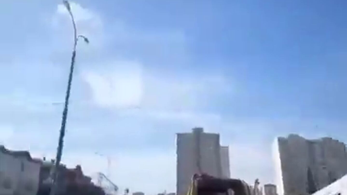 Una universidad en Jarkiv (Ucrania) recibe un ataque con un dron 