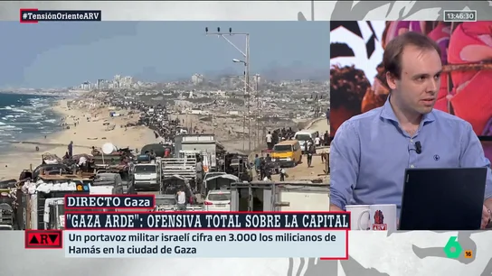 Yago Rodríguez explica la forma en que Israel ocupa Gaza: "Es una ciudad que sería una amenaza enorme para cualquier ejército normal" Yago Rodríguez explica la forma en que Israel ocupa Gaza: "Es una ciudad que sería una amenaza enorme para cualquier ejército normal"