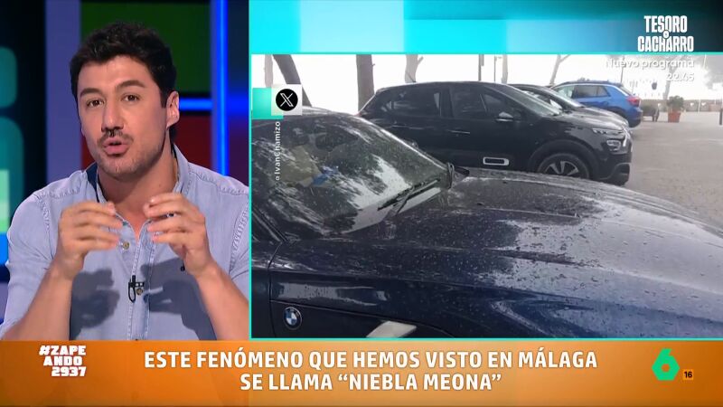 Francisco Cacho explica en qué consiste la 'niebla meona' el curioso fenómeno atmosférico visto en Málaga