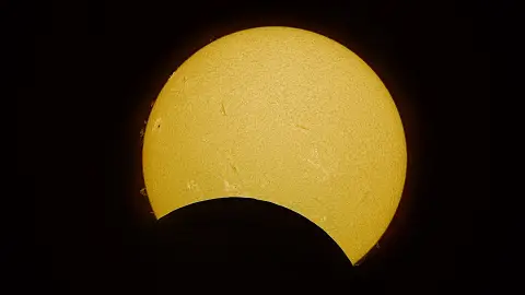 Eclipse solar parcial Eclipse solar parcial