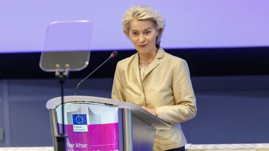La presidenta de la Comisión Europea, Ursula von der Leyen La presidenta de la Comisión Europea, Ursula von der Leyen