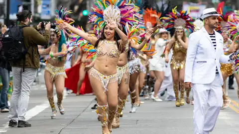 Samba en las calles de Río de Janeiro Samba en las calles de Río de Janeiro