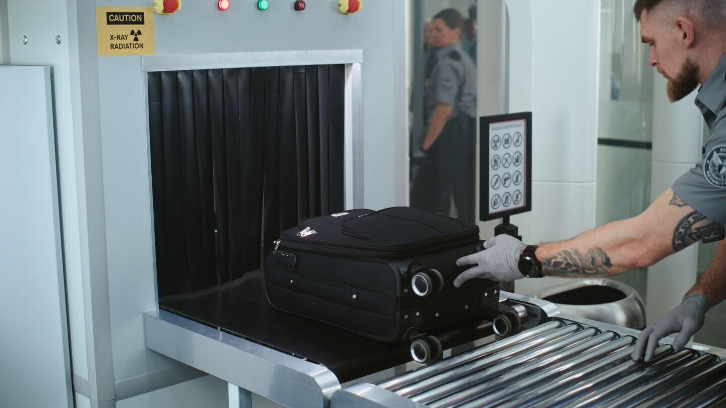 Control de seguridad del aeropuerto