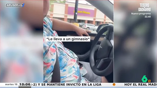 Le pide a su Tesla que le lleve a un sitio que nunca ha estado y termina en el gimnasio: "¡Maldito seas!" Le pide a su Tesla que le lleve a un sitio que nunca ha estado y termina en el gimnasio: "¡Maldito seas!"