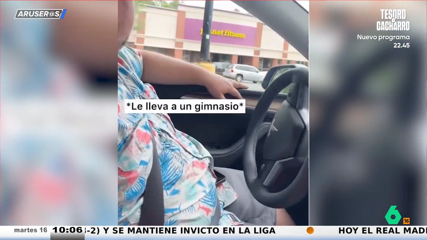 Le pide a su Tesla que le lleve a un sitio que nunca ha estado y termina en el gimnasio: "¡Maldito seas!" Le pide a su Tesla que le lleve a un sitio que nunca ha estado y termina en el gimnasio: "¡Maldito seas!"