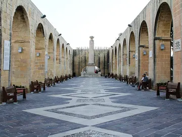 Jardines superiores de Barrakka Jardines superiores de Barrakka