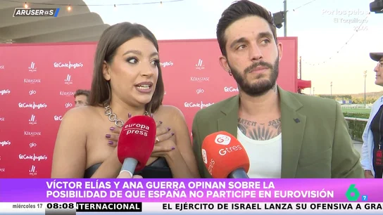 Ana Guerra, sobre que España no participe en Eurovisión si lo hace Israel: "La música no debe entrar en estos juegos" Ana Guerra, sobre que España no participe en Eurovisión si lo hace Israel: "La música no debe entrar en estos juegos"