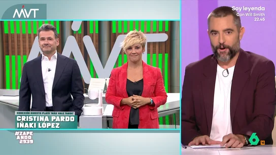 Iñaki López le ofrece a Dani Mateo pujar por el Ferrari de Aldama: "Hace juego con tus labios, ladrón" Iñaki López y Cristina Pardo conversan con Dani Mateo sobre la subasta de coches del comisionista Víctor de Aldama, entre ellos un Ferrari F12 y le propone que puje por él: "Tú que trabajas en tantos programas y te lo puedes permitir".