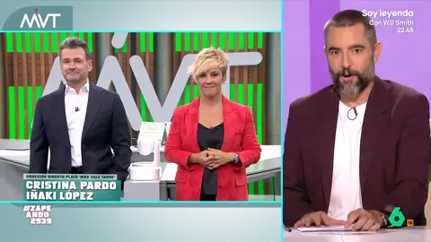 Iñaki López le ofrece a Dani Mateo pujar por el Ferrari de Aldama: "Hace juego con tus labios, ladrón" Iñaki López y Cristina Pardo conversan con Dani Mateo sobre la subasta de coches del comisionista Víctor de Aldama, entre ellos un Ferrari F12 y le propone que puje por él: "Tú que trabajas en tantos programas y te lo puedes permitir".