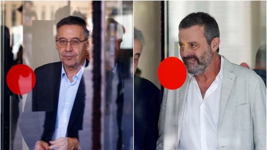 Josep María Bartomeu y Sandro Rosell, en el juzgado de instrucción número 13 de Barcelona Josep María Bartomeu y Sandro Rosell, en el juzgado de instrucción número 13 de Barcelona