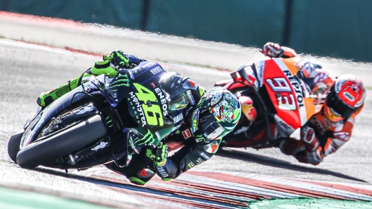 Valentino Rossi y Marc Márquez Valentino Rossi y Marc Márquez