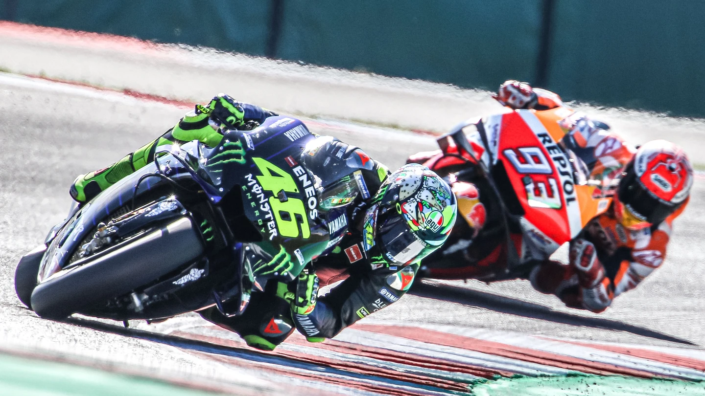 Valentino Rossi y Marc Márquez Valentino Rossi y Marc Márquez