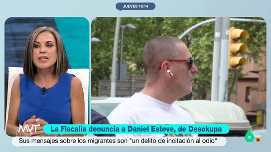 ¿Tiene recorrido la denuncia a Dani Desokupa? Bea de Vicente explica que la Fiscalía ha hecho "algo muy interesante" Bea de Vicente analiza en este vídeo los fundamentos de la denuncia de la Fiscalía contra Dani Esteve, de Desokupa, por incitación al odio: "Con todo eso, si se monta bien, estos mensajes ya tienen otro peso".