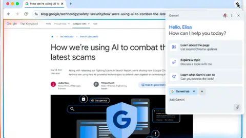 Google Gemini en Chrome Google Gemini en Chrome