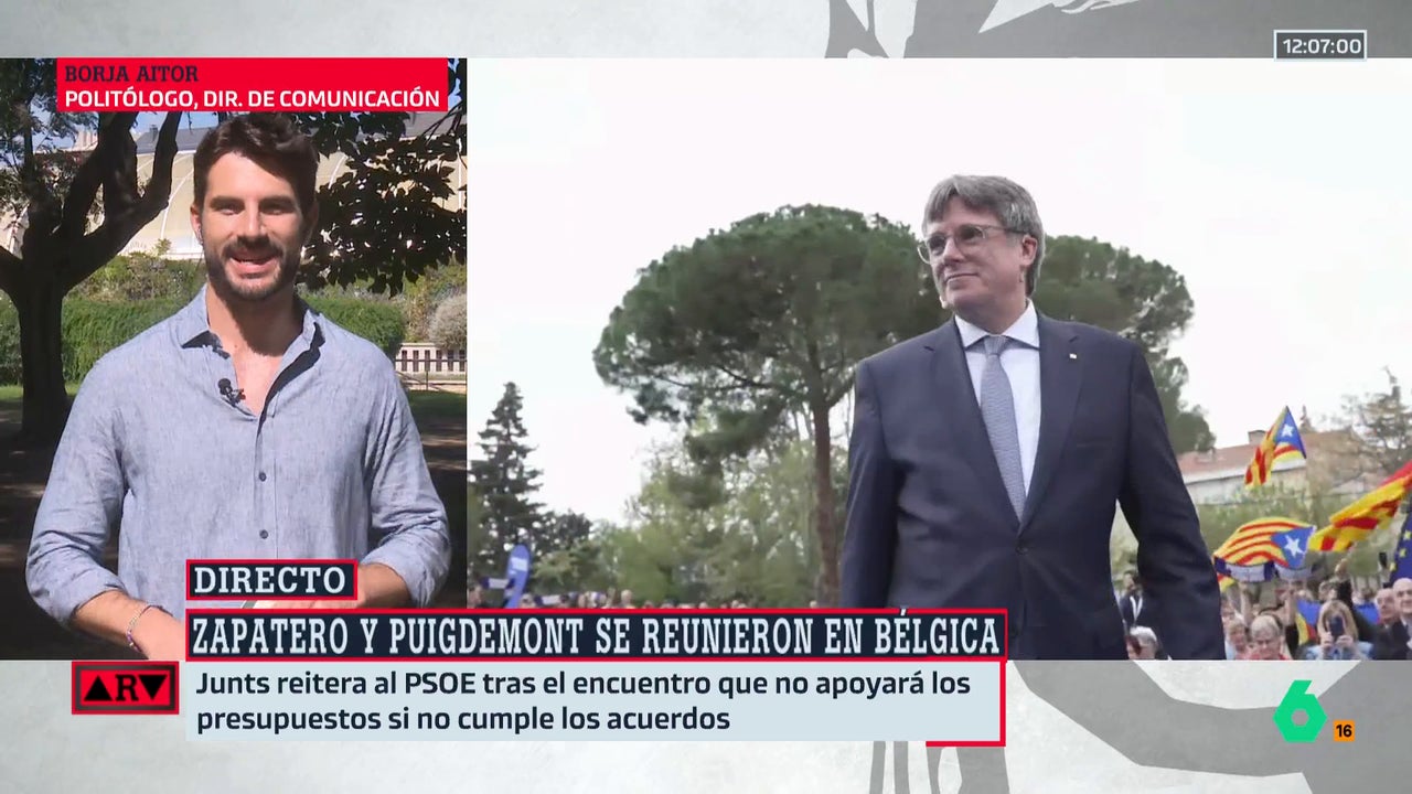 Borja Aitor explica por qué Junts empieza a constatar que la botella con el PSOE "está medio vacía": "No se están cumpliendo los acuerdos"