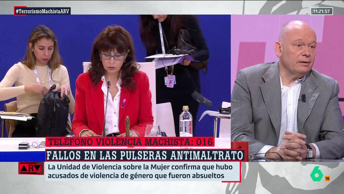 Gabi Sanz, sobre el fallo de las pulseras antimaltrato: "¿Por qué en un asunto tan delicado se prima lo barato a la seguridad?" Gabi Sanz, sobre el fallo de las pulseras antimaltrato: "¿Por qué en un asunto tan delicado se prima lo barato a la seguridad?"
