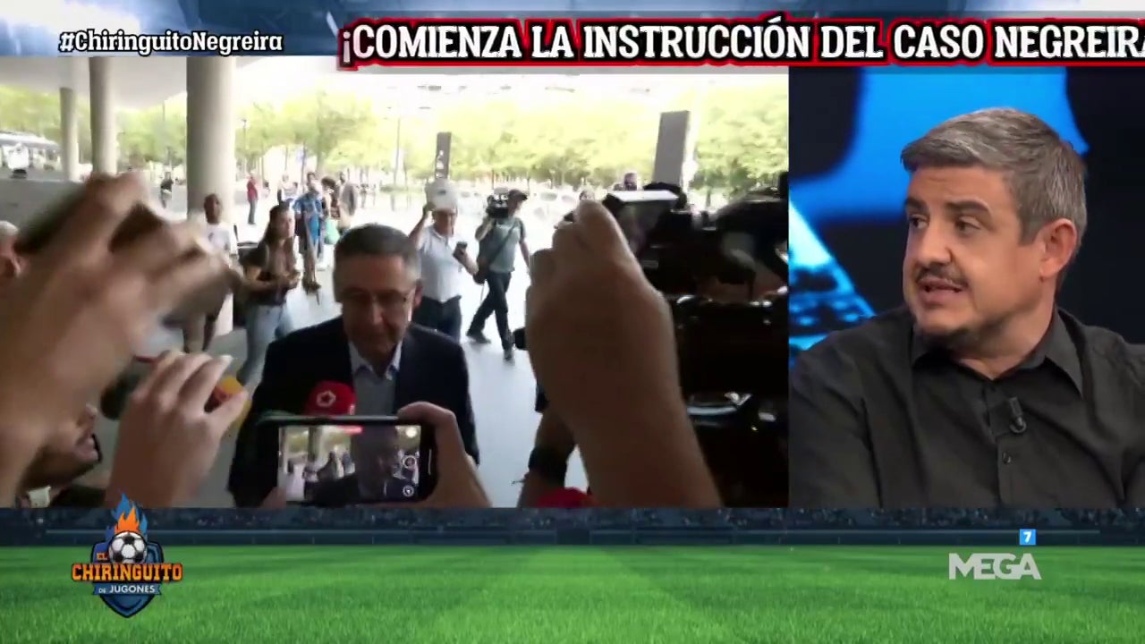 Las claves del caso Negreira en 'El Chiringuito': "La estrategia de Javier Enríquez es desmarcarse de su padre"
