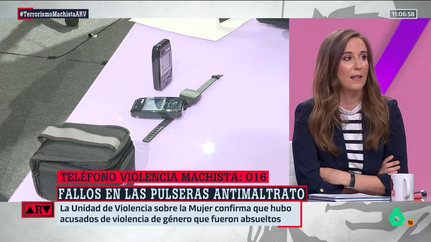 Natalia Junqueras, tajante: "Una cosa que se llama pulsera antimaltrato no tendría que tener ningún fallo" Natalia Junqueras, tajante: "Una cosa que se llama pulsera antimaltrato no tendría que tener ningún fallo"