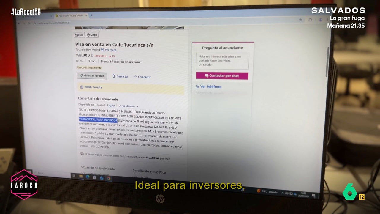 La Roca se adentra en el negocio de la venta de pisos okupados: se venden un 60% más baratos que el precio del mercado