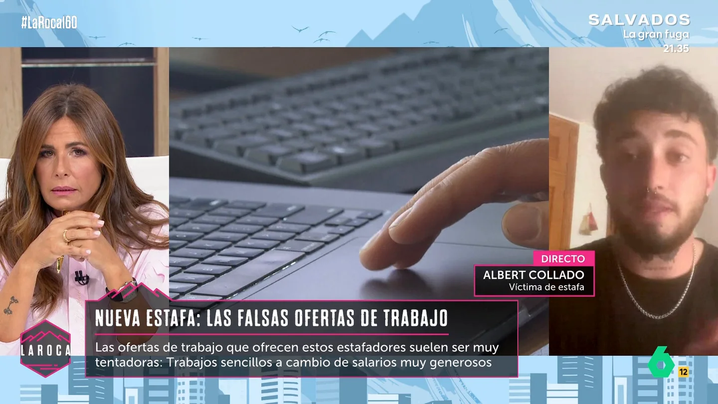 Alberto Collado, víctima de estafa: "Te llega una notificación de un número que no conoces ofreciéndote trabajo" Alberto Collado, víctima de estafa: "Te llega una notificación de un número que no conoces ofreciéndote trabajo"