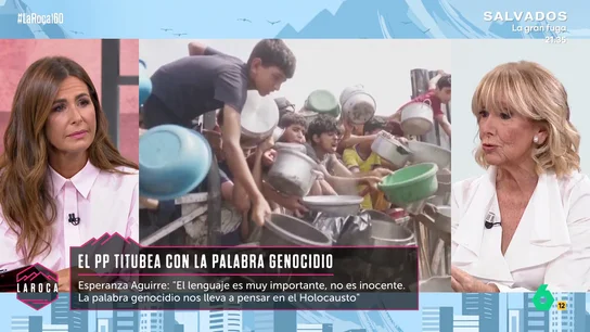 Esperanza Aguirre, en La Roca: "Cuando oímos la palabra genocidio pensamos en el Holocausto que hicieron los nazis con los judíos" Esperanza Aguirre, en La Roca: "Cuando oímos la palabra genocidio pensamos en el Holocausto que hicieron los nazis con los judíos"