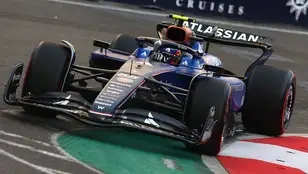 Carlos Sainz durante el GP de Azerbaiyán
