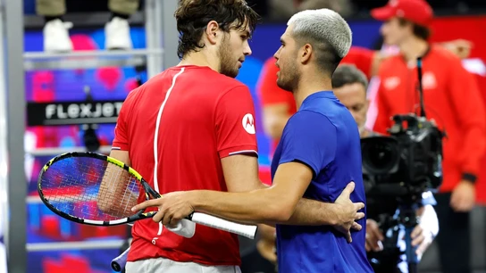 Taylor Fritz y Carlos Alcaraz Taylor Fritz y Carlos Alcaraz