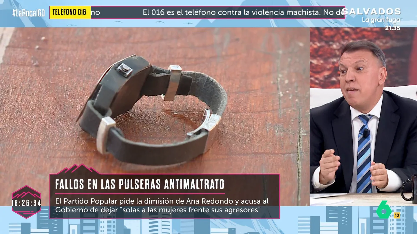 Joaquim Bosch, sobre los fallos en las pulseras antimaltrato: "Desde Igualdad dicen es que el sistema sí funcionaba" Joaquim Bosch, sobre los fallos en las pulseras antimaltrato: "Desde Igualdad dicen es que el sistema sí funcionaba"