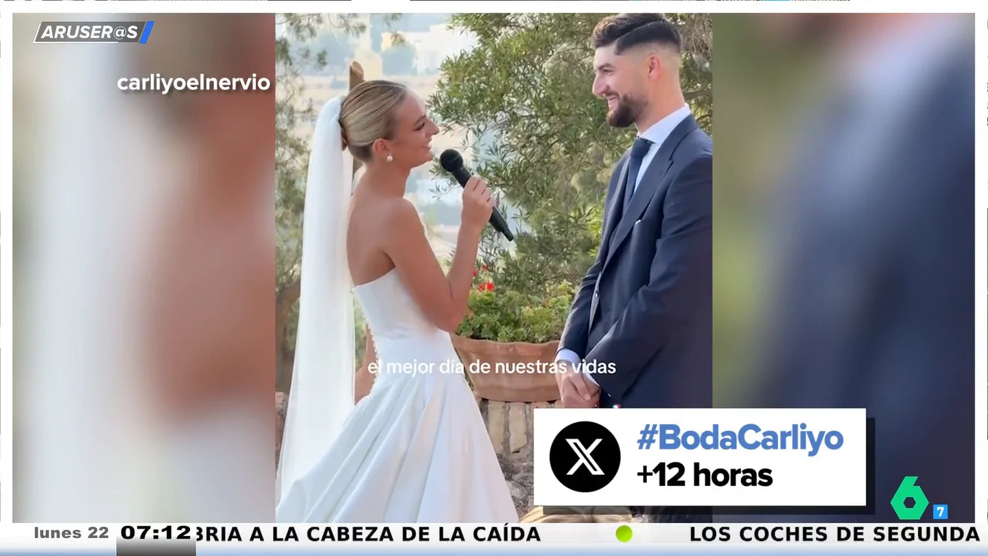 Carliyo y Natalia Palacios se casan: este es el momento en el que ve a la influencer vestida de novia Carliyo y Natalia Palacios se casan: este es el momento en el que ve a la influencer vestida de novia