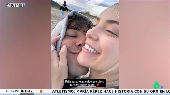 Ana Mena felicita a Óscar Casas por su cumpleaños con esta bonita fotografía: "Mi chico, te quiero" Ana Mena felicita a Óscar Casas por su cumpleaños con esta bonita fotografía: "Mi chico, te quiero"