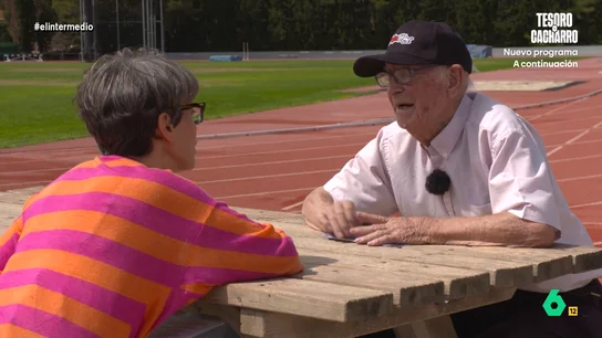 Lluís Marimon, el atleta de 97 años que sigue batiendo récords: "Soy el primero de Europa en pesos" Lluís Marimon, el atleta de 97 años que sigue batiendo récords: "Soy el primero de Europa en pesos"