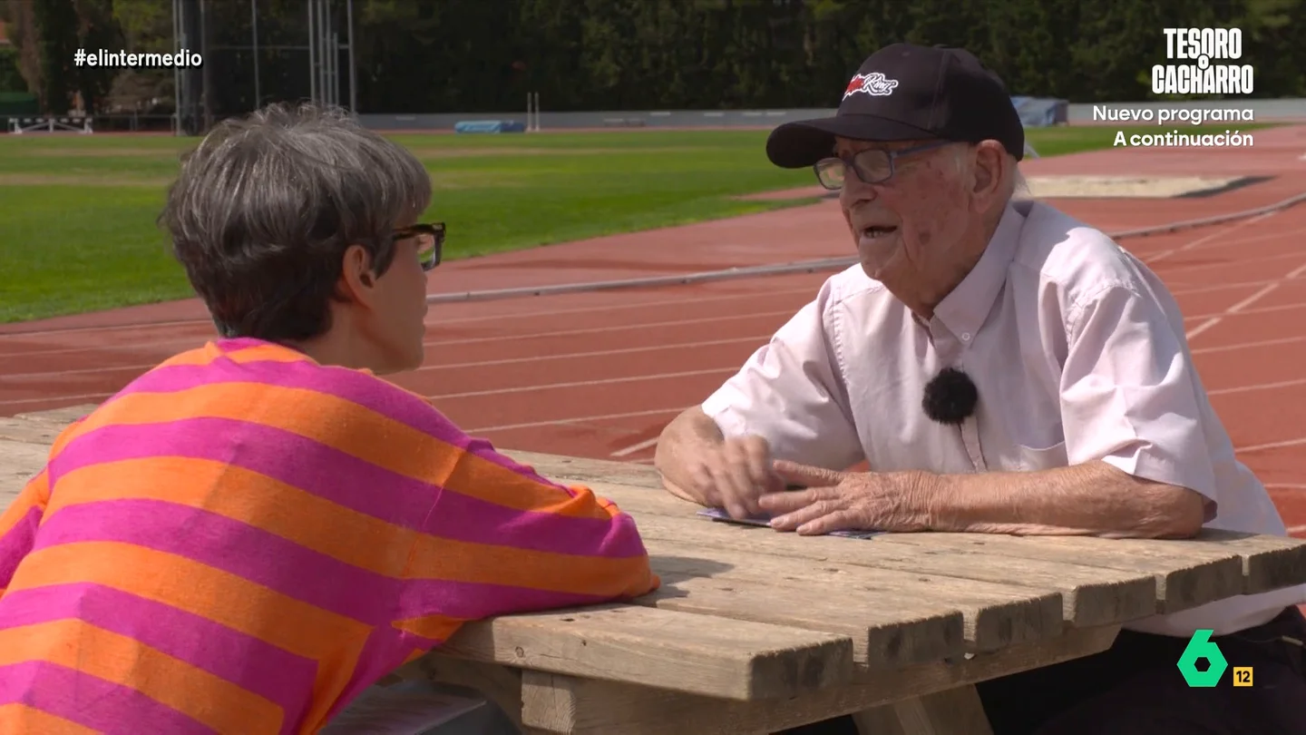 Lluís Marimon, el atleta de 97 años que sigue batiendo récords: "Soy el primero de Europa en pesos" Lluís Marimon, el atleta de 97 años que sigue batiendo récords: "Soy el primero de Europa en pesos"