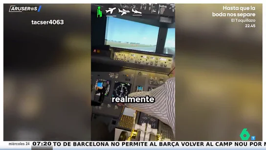 Alba Gutiérrez, al estudio que señala que el 46% de los hombres cree que podría aterrizar un avión sin ser piloto: "¡Qué optimistas!" Alba Gutiérrez, al estudio que señala que el 46% de los hombres cree que podría aterrizar un avión sin ser piloto: "¡Qué optimistas!"